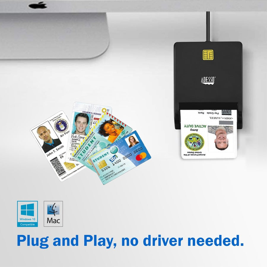 Adesso SCR-100 Smart Card Reader Adesso SCR-100 Smart Card Reader